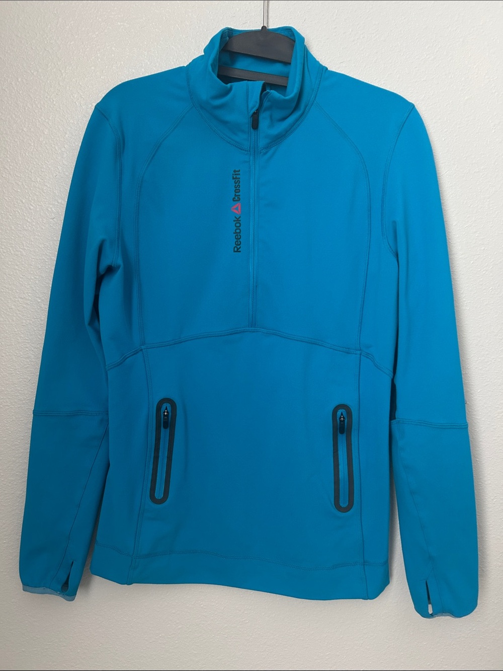 Quarter Zip Long Sleeve Athletic Top